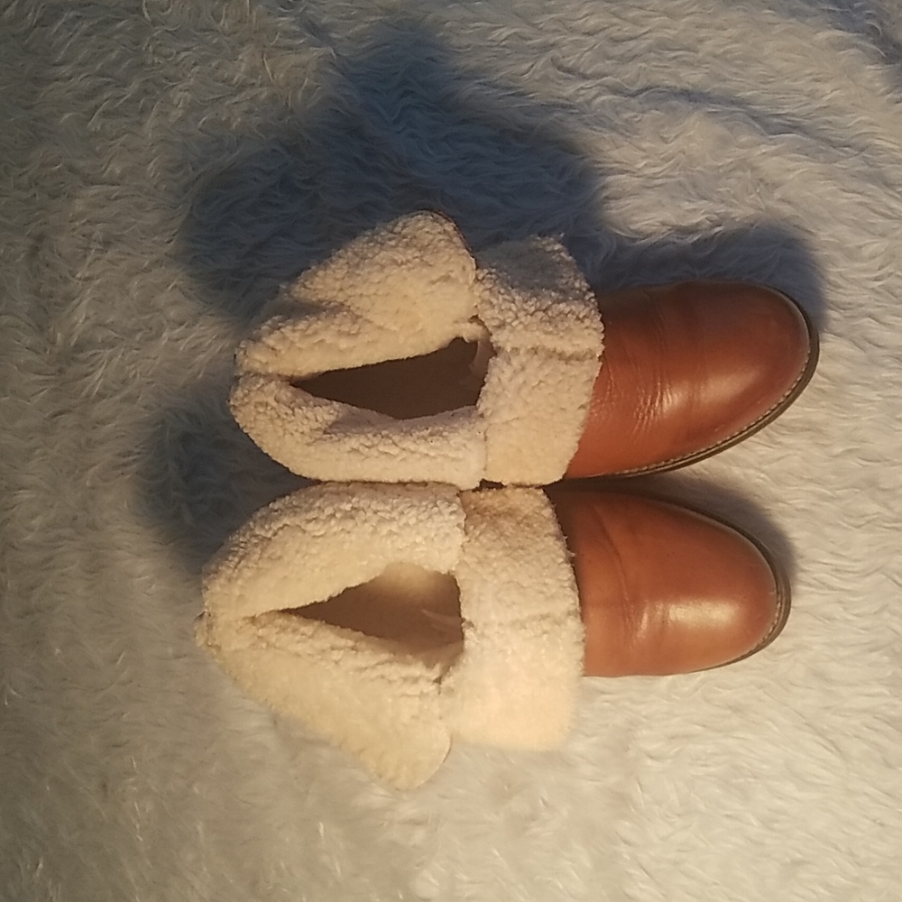 Leather Handmade leather Shepa Lambs wool lined boots
